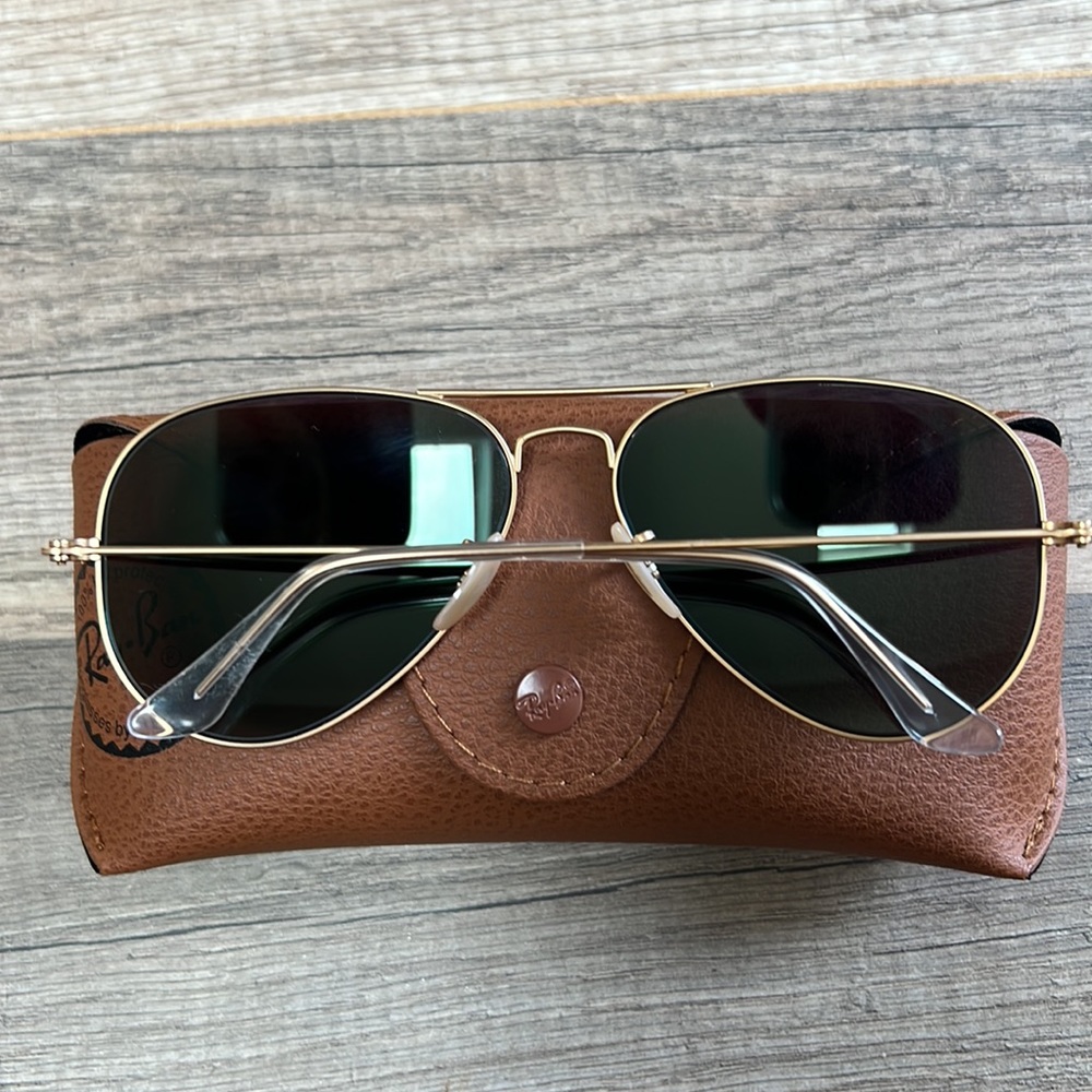 Ray-Ban 3025 Aviator Green Flash Mirror Lenses - Picture 9 of 9